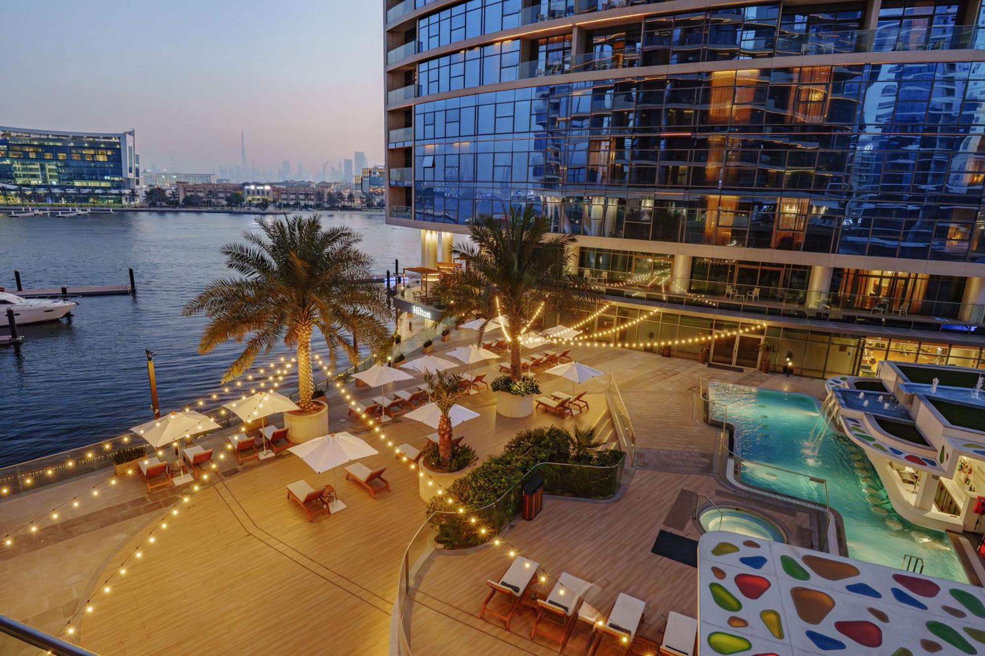 Hilton Dubai Creek Hotel & Residences المظهر الخارجي الصورة